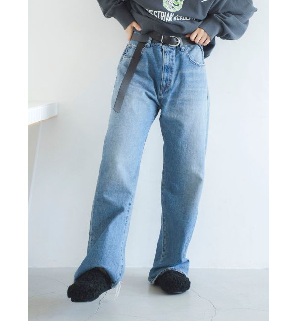 Ungrid「ヴィンテージルーズストレートデニム」|デニム|