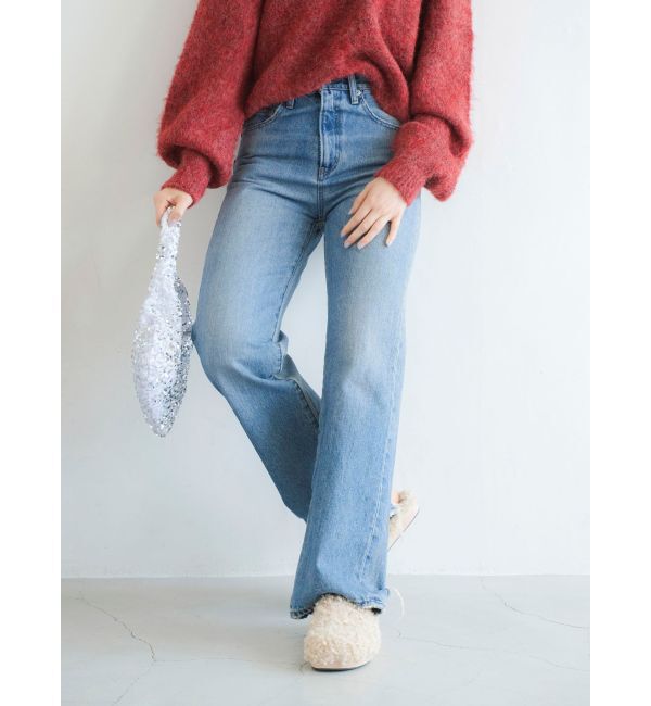 Ungrid「ヴィンテージルーズストレートデニム」|デニム|