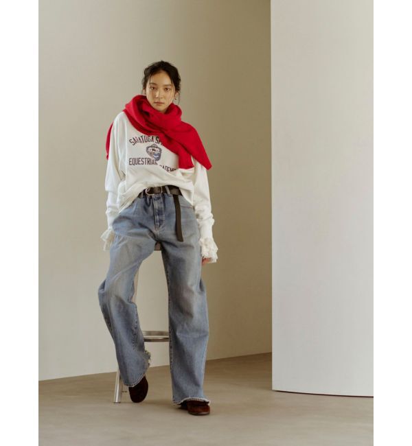 Ungrid「ヴィンテージルーズストレートデニム」|デニム|