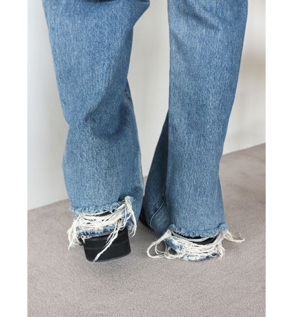 Ungrid「ヴィンテージルーズストレートデニム」|デニム|