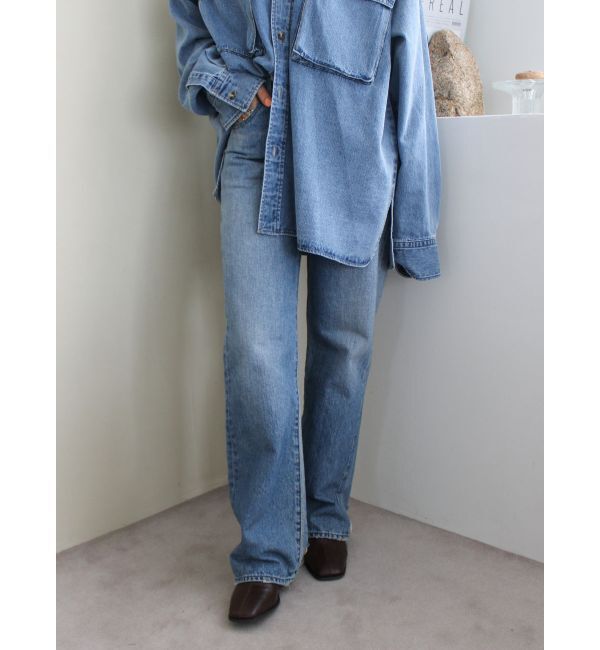 Ungrid「ヴィンテージルーズストレートデニム」|デニム|