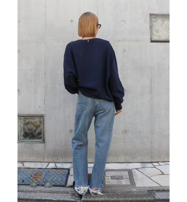 Ungrid「ヴィンテージルーズストレートデニム」|デニム|