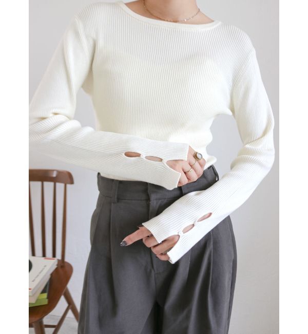 Ungrid「バックデザインニット」|ニット・セーター|