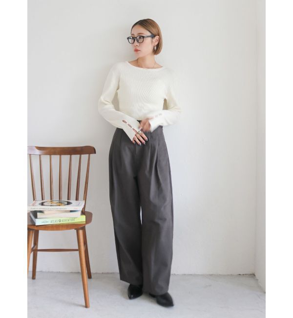 Ungrid「バックデザインニット」|ニット・セーター|