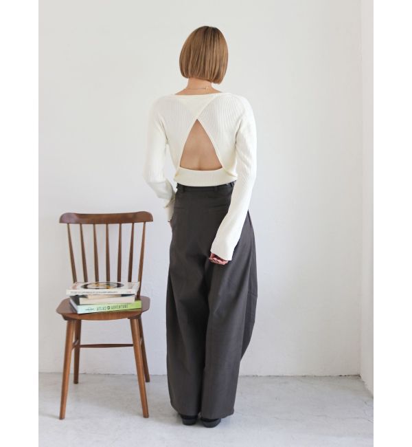 Ungrid「バックデザインニット」|ニット・セーター|