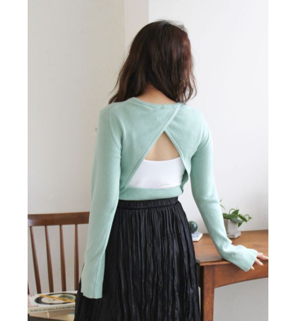 Ungrid「バックデザインニット」|ニット・セーター|