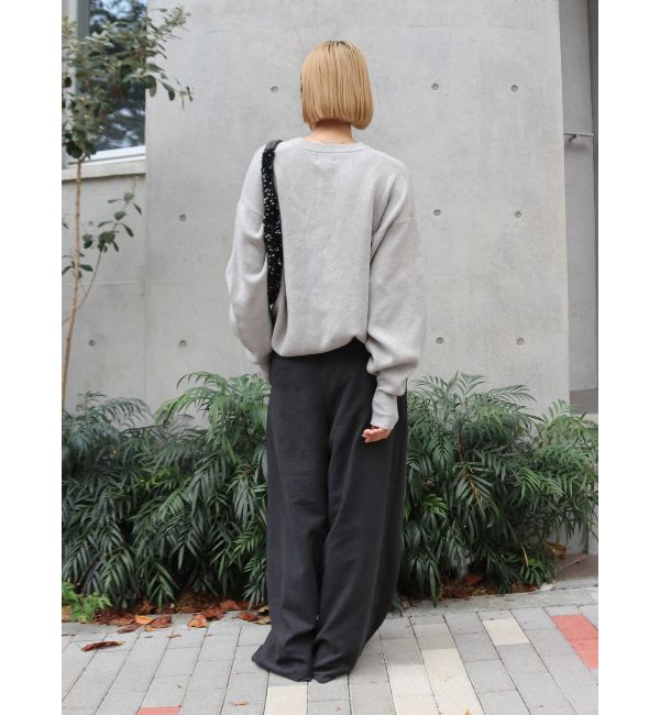 Ungrid「カシミヤ混スムース編みルーズニット」|ニット・セーター|