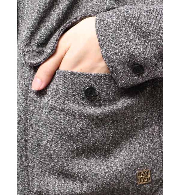 LAGUNAMOON「ツイードビッグシャツ」|シャツ・ブラウス|