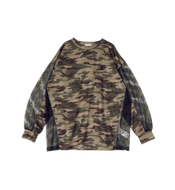 EVRIS「レースコンビBIGロンT」|Tシャツ・カットソー|