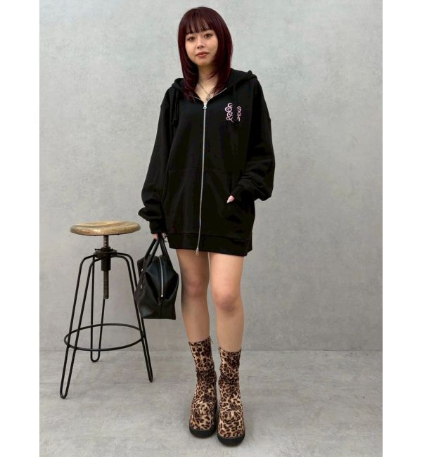 EVRIS「Lovingグラフィックジップパーカー」|パーカー|