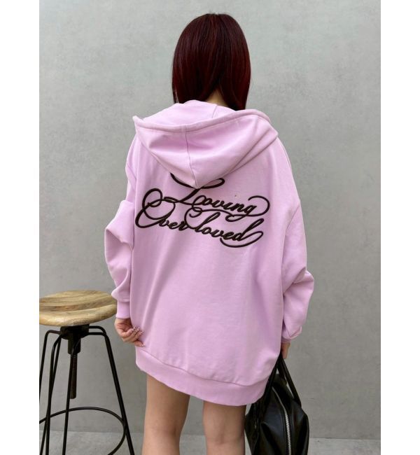 EVRIS「Lovingグラフィックジップパーカー」|パーカー|