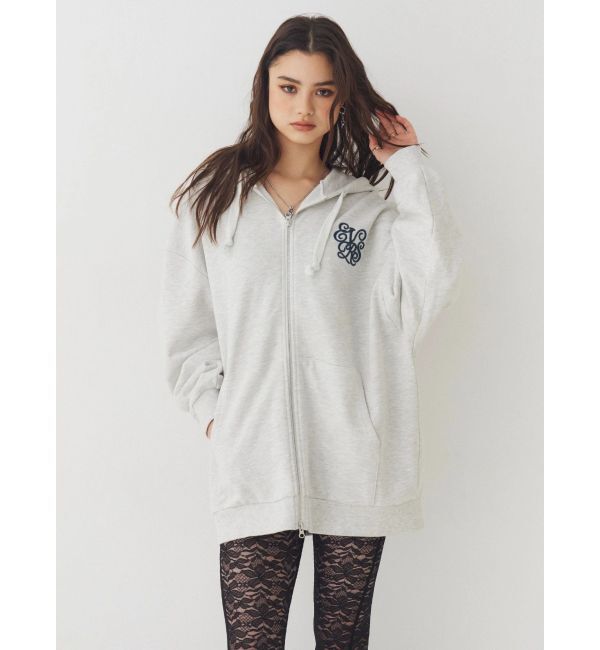 EVRIS「Lovingグラフィックジップパーカー」|パーカー|