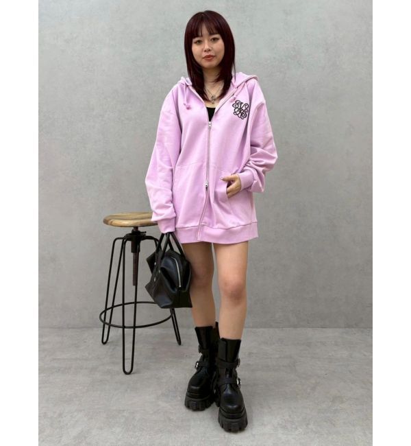 EVRIS「Lovingグラフィックジップパーカー」|パーカー|