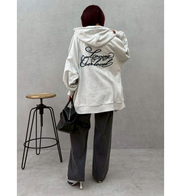 EVRIS「Lovingグラフィックジップパーカー」|パーカー|