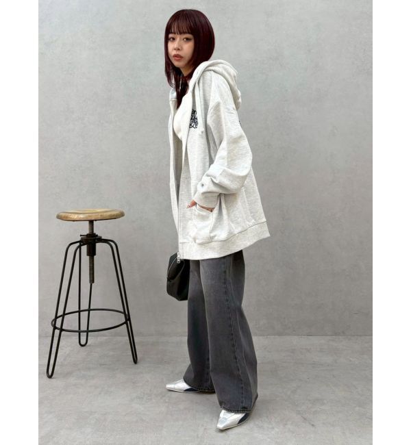 EVRIS「Lovingグラフィックジップパーカー」|パーカー|