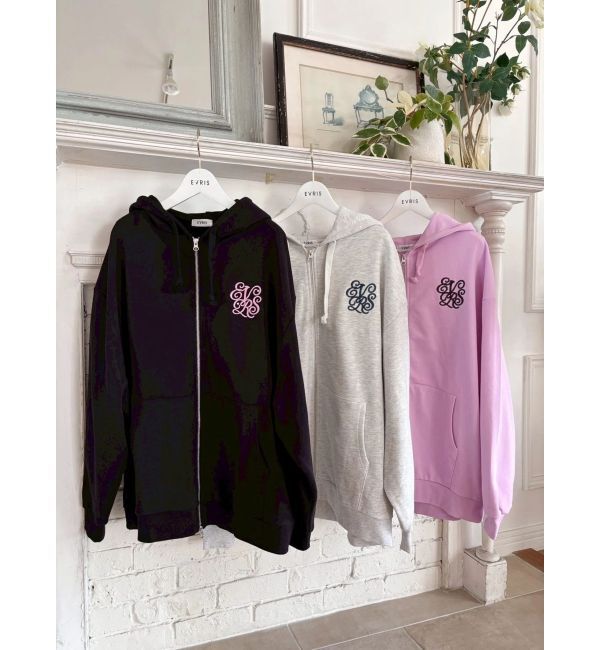 EVRIS「Lovingグラフィックジップパーカー」|パーカー|