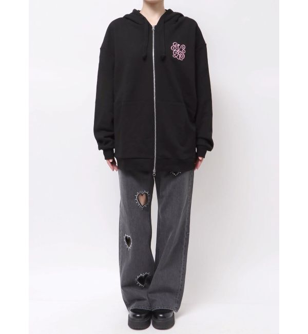 EVRIS「Lovingグラフィックジップパーカー」|パーカー|