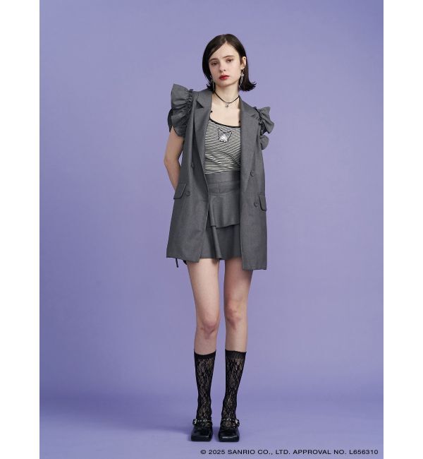 jouetie「【メロクロコラボ】KUROMIリボンキャミ」|キャミソール|