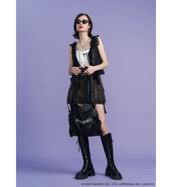 jouetie「【メロクロコラボ】KUROMIリボンキャミ」|キャミソール|