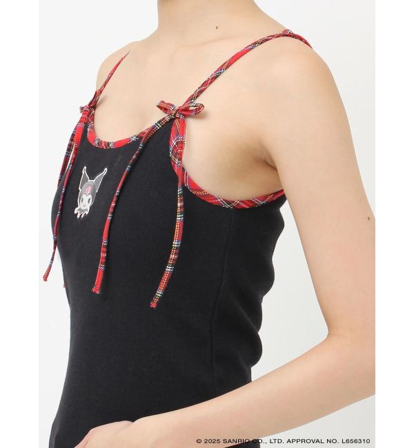 jouetie「【メロクロコラボ】KUROMIリボンキャミ」|キャミソール|