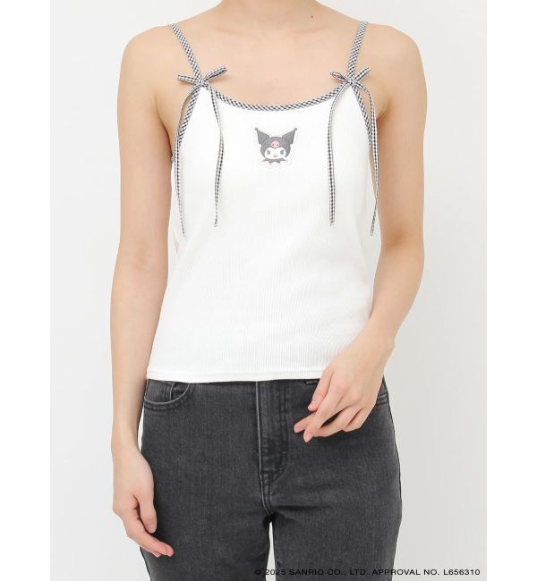 jouetie「【メロクロコラボ】KUROMIリボンキャミ」|キャミソール|