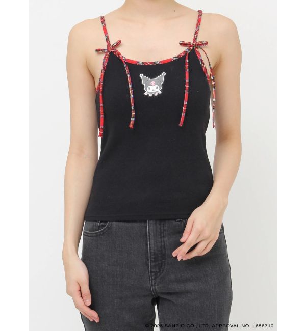 jouetie「【メロクロコラボ】KUROMIリボンキャミ」|キャミソール|