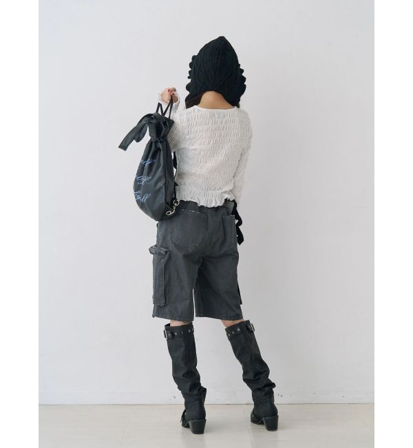 jouetie「カットアウトシャーリングトップス」|Tシャツ・カットソー|