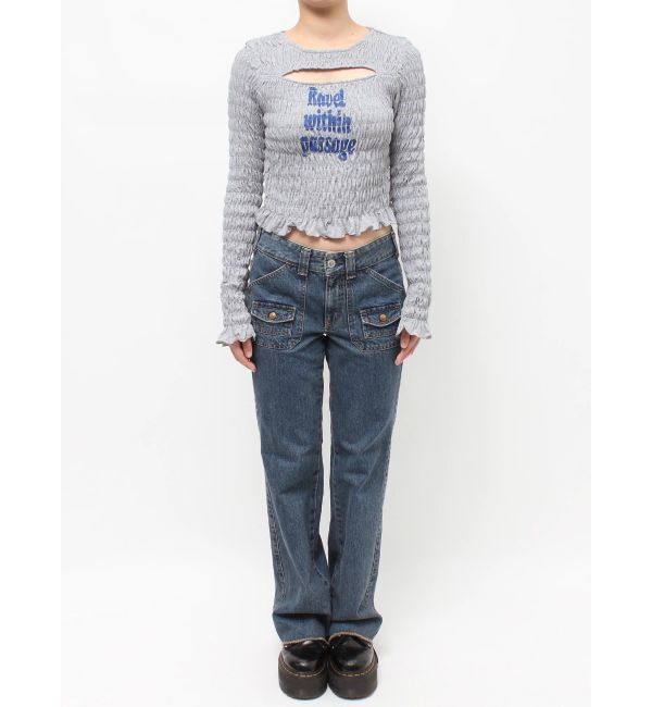 jouetie「カットアウトシャーリングトップス」|Tシャツ・カットソー|