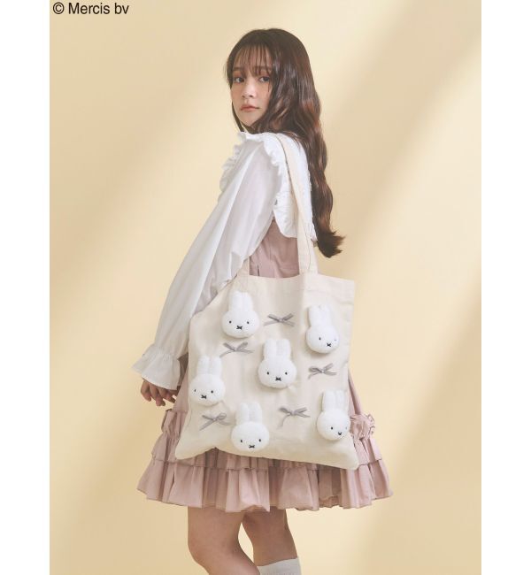 merry jenny「リボンもこもこmiffyトート」|トートバッグ|