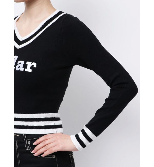 GYDA「molar Vネックニットトップス」|ニット・セーター|