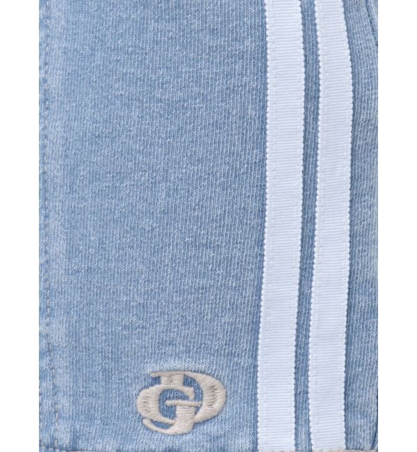 GYDA「GD SIDE 2ラインカットデニムベアワンピース【SETUP着用可】」|ワンピース|