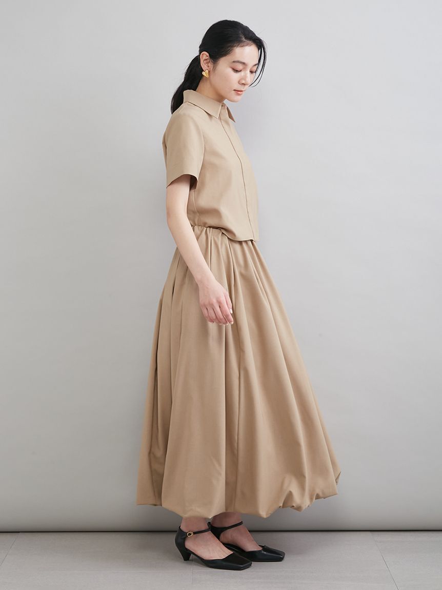 Mila Owen「バルーンシャツワンピース」|ワンピース|