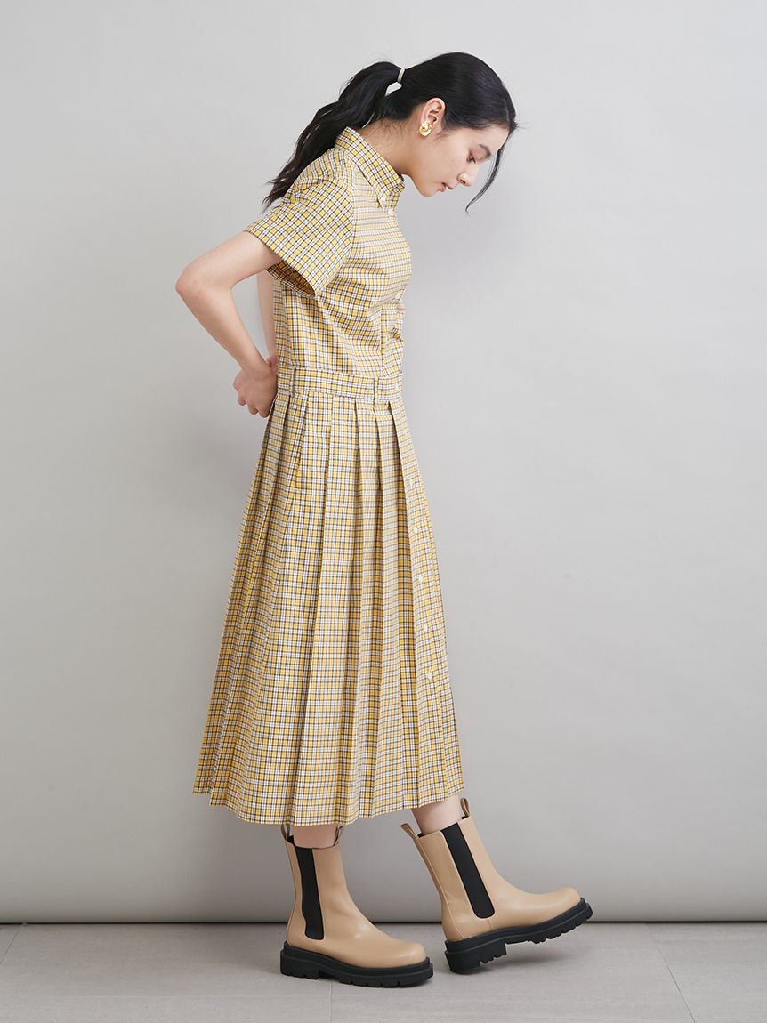 Mila Owen「プリーツシャツワンピース」|ワンピース|