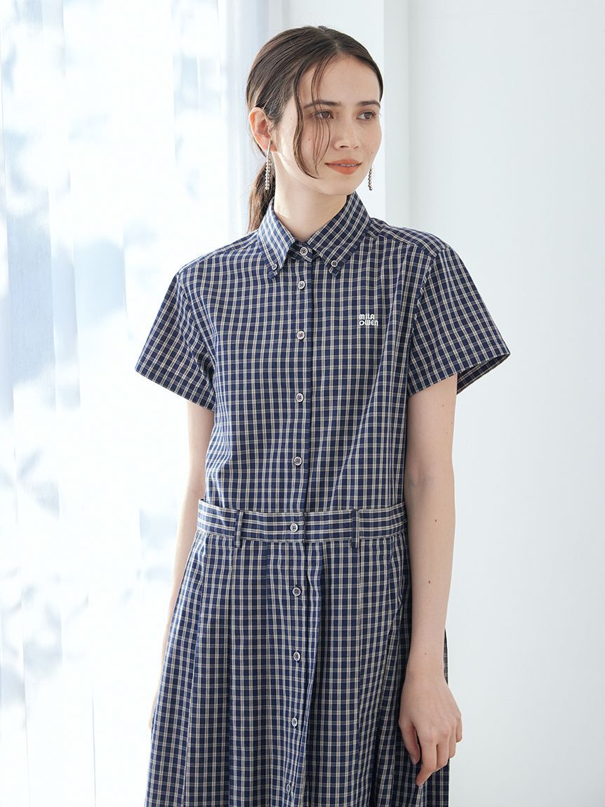 Mila Owen「プリーツシャツワンピース」|ワンピース|