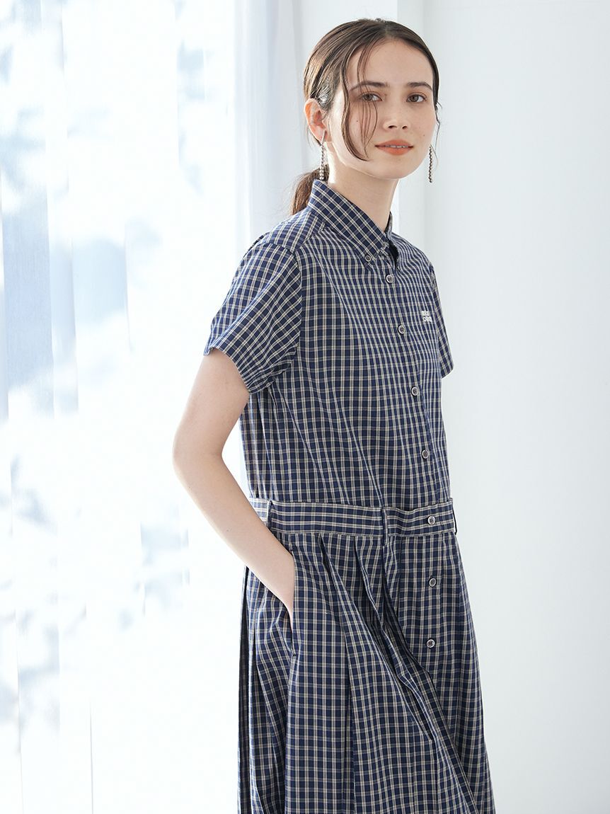 Mila Owen「プリーツシャツワンピース」|ワンピース|