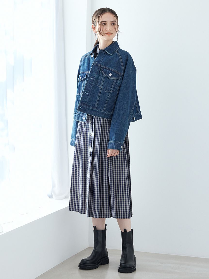 Mila Owen「プリーツシャツワンピース」|ワンピース|