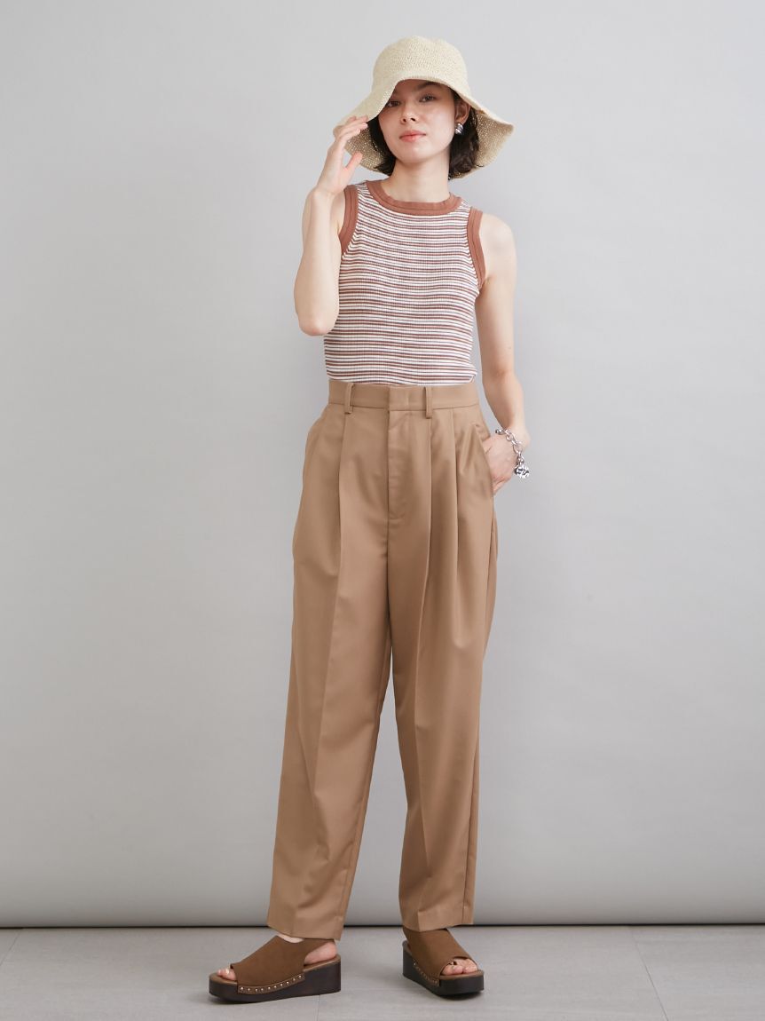 Mila Owen「ＵＶケアアメスリボーダータンク」|タンクトップ|