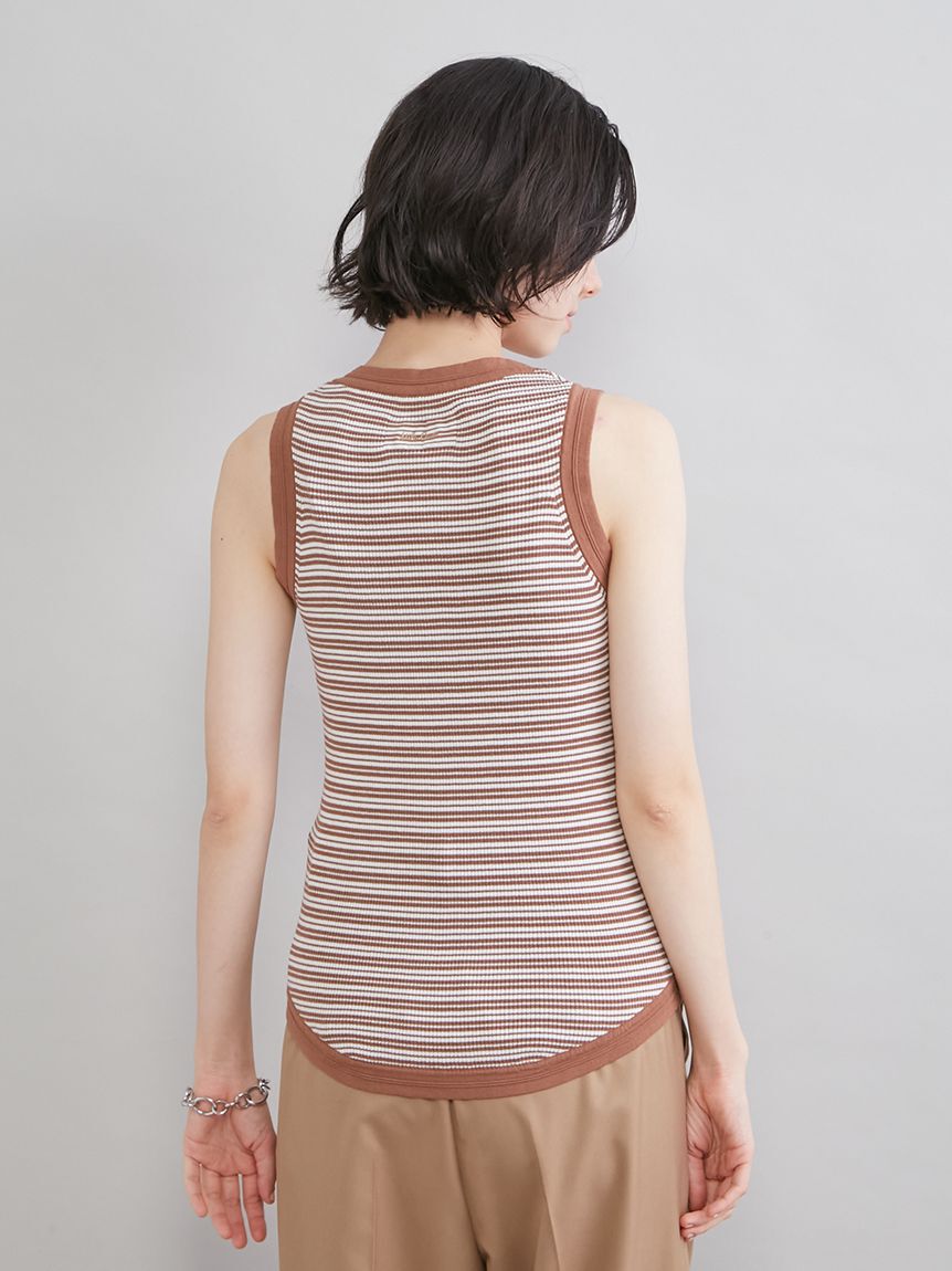 Mila Owen「ＵＶケアアメスリボーダータンク」|タンクトップ|