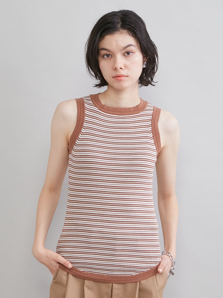 Mila Owen「ＵＶケアアメスリボーダータンク」|タンクトップ|CML