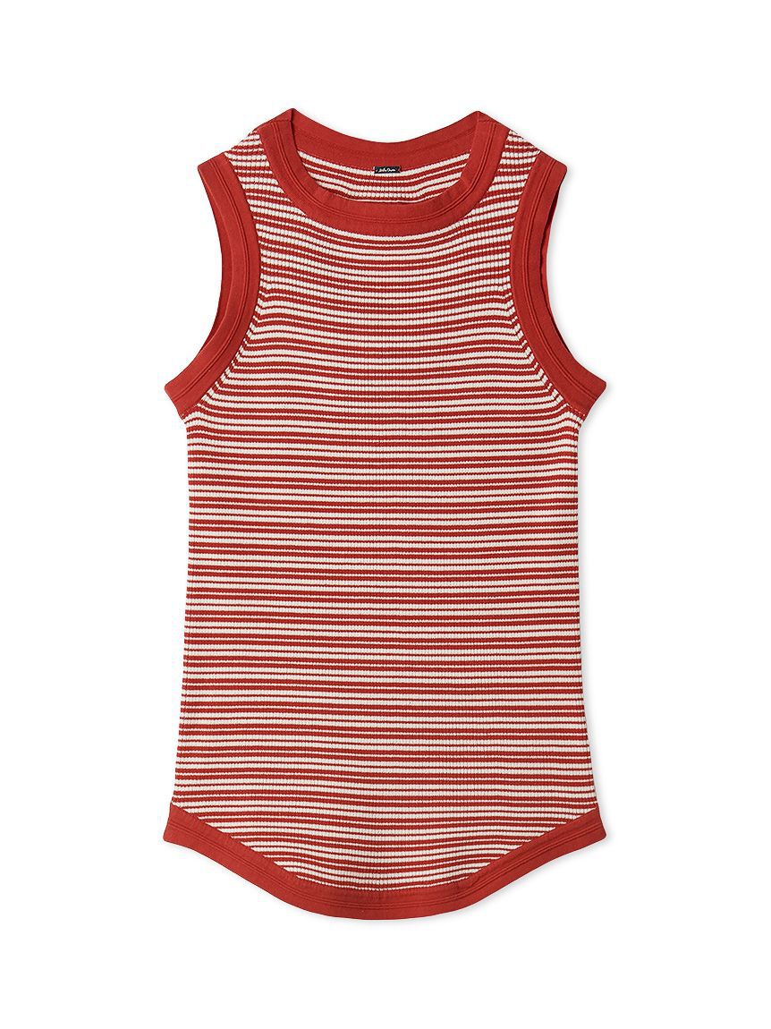 Mila Owen「ＵＶケアアメスリボーダータンク」|タンクトップ|RED