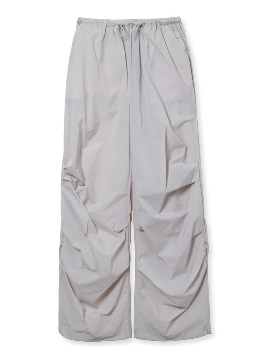 emmi atelier「ギャザーディテールナイロンイージーパンツ【セットアップ対応】/撥水」|チノ|LGRY