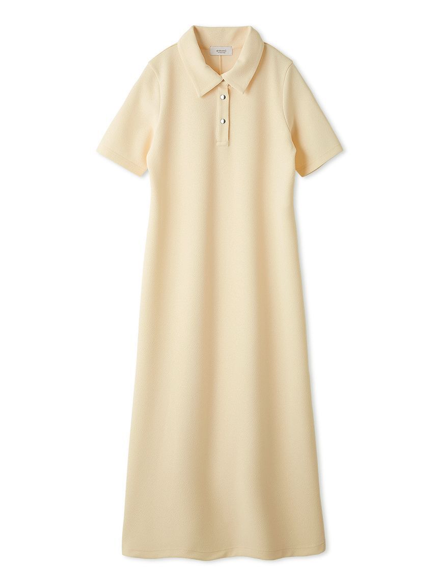 emmi atelier「ジョーゼットポロカットワンピース/UVカット」|ワンピース|