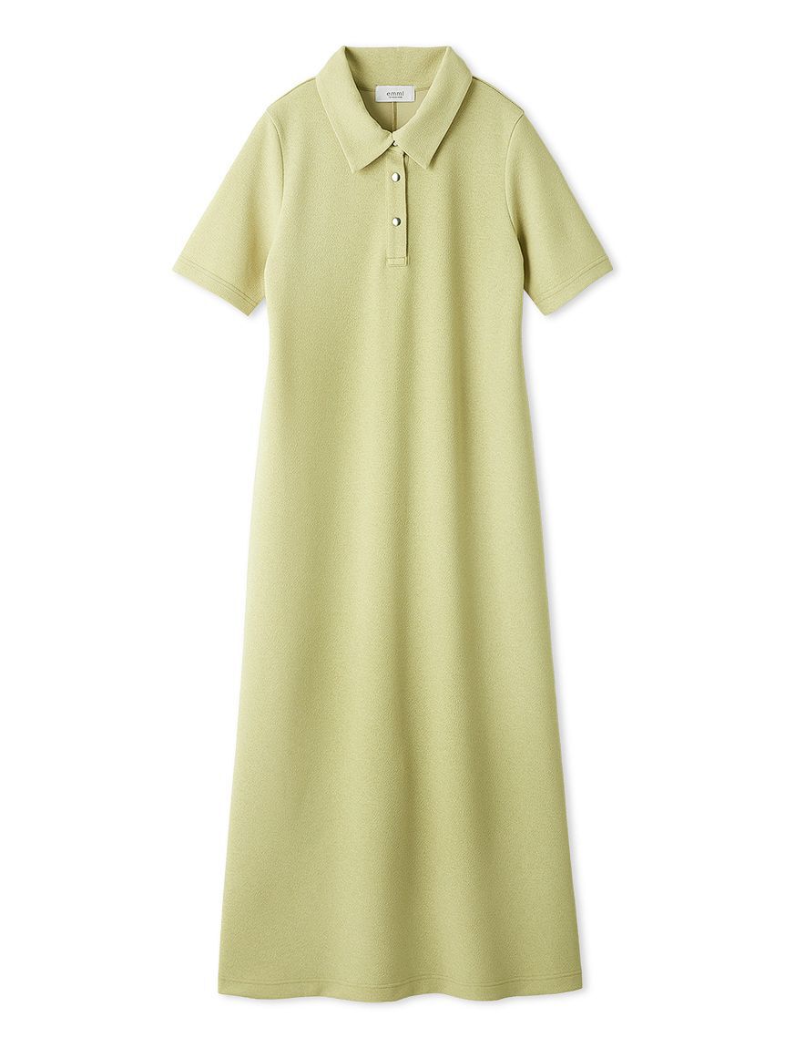 emmi atelier「ジョーゼットポロカットワンピース/UVカット」|ワンピース|