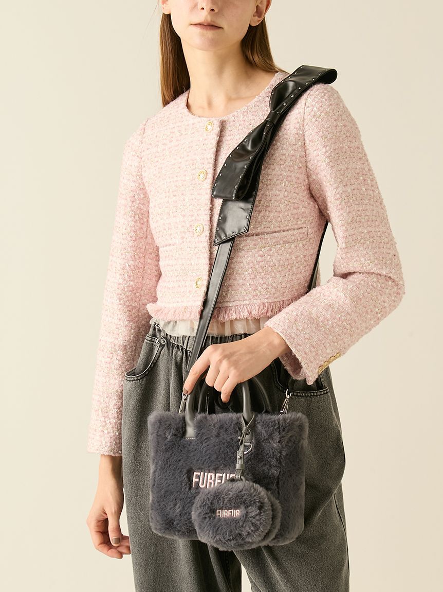 FURFUR「【限定カラー】エコファートートミニチャーム」|キーケース|