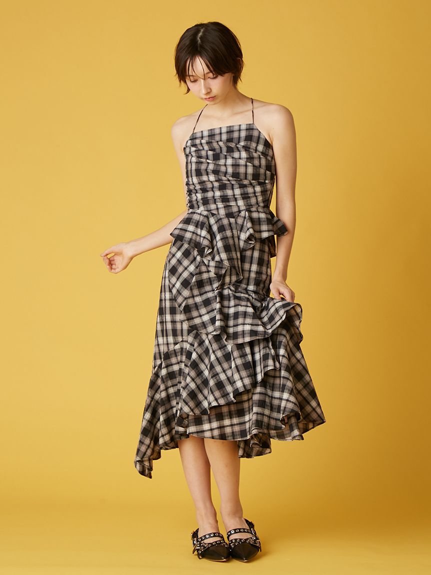 FURFUR「アシンメトリーヘムキャミソール」|キャミソール|