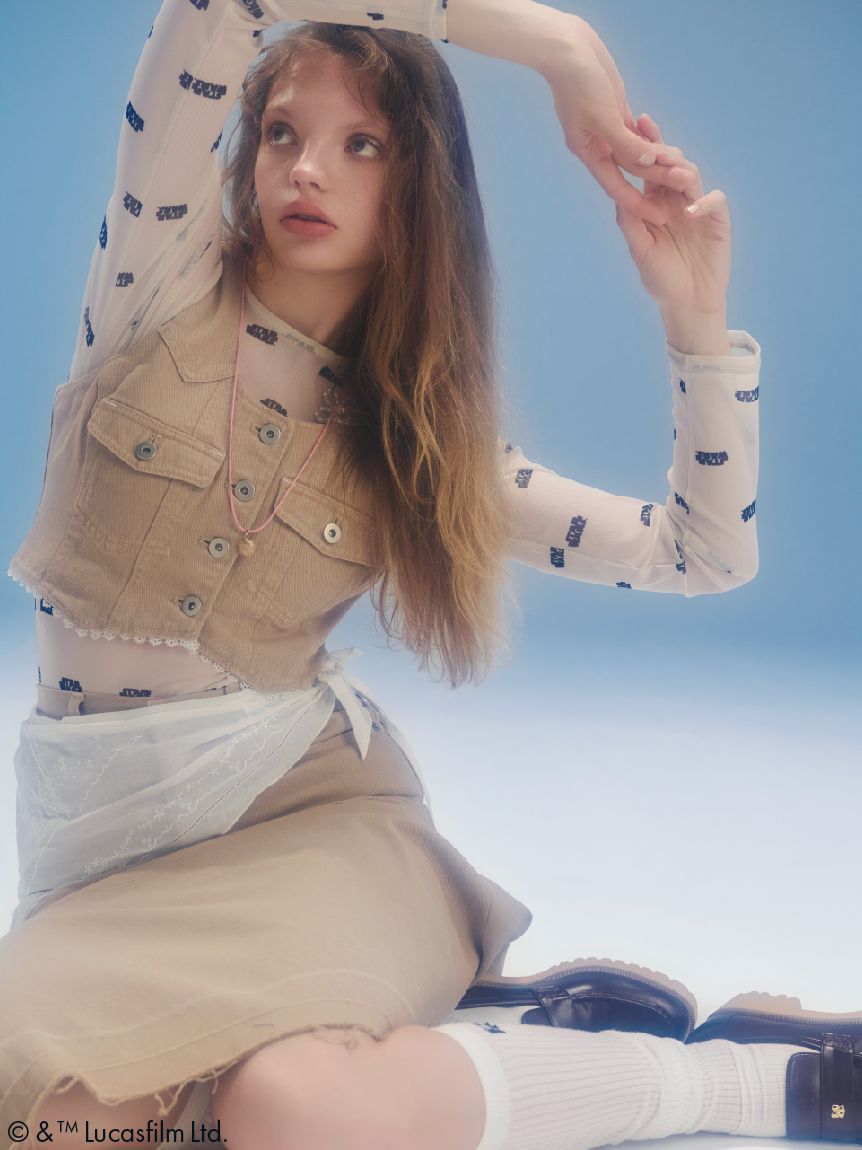 FURFUR「ハンカチ刺繍マルチウェイキャミソール」|キャミソール|