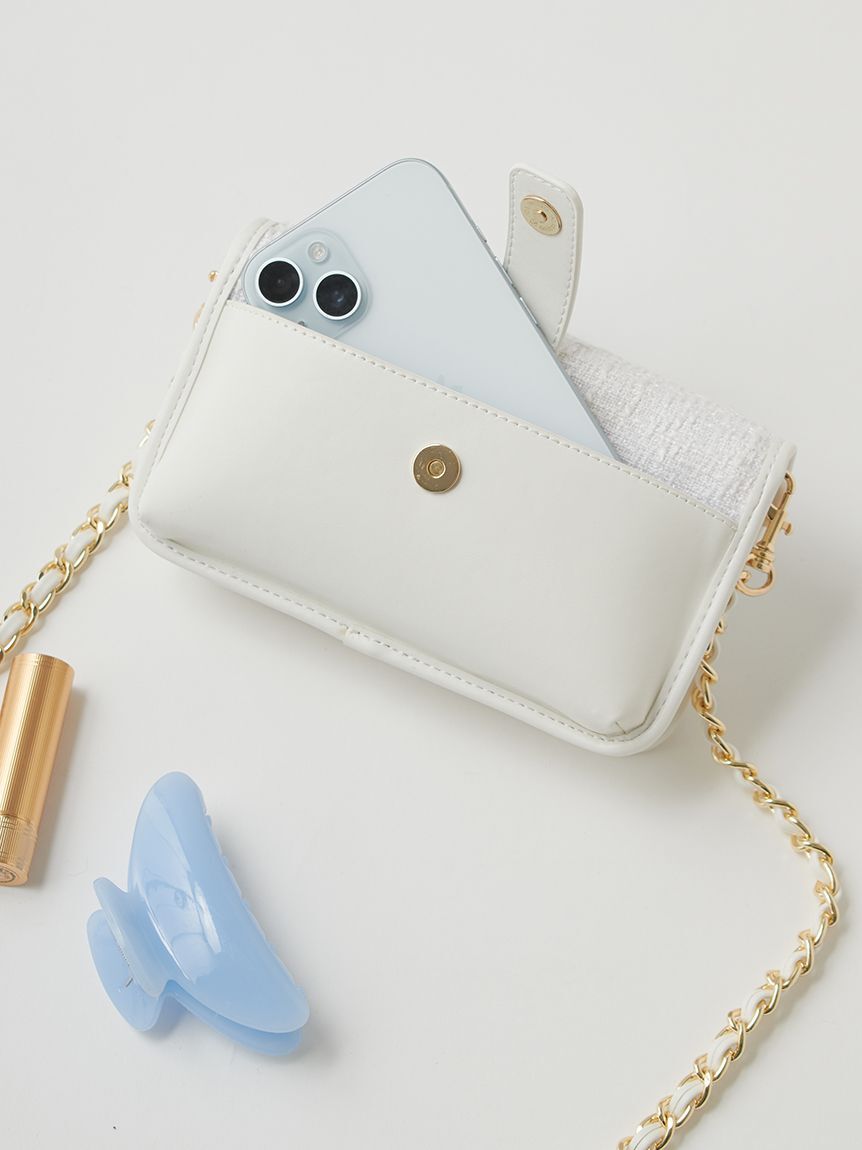 FURFUR「【限定カラー】ツイードロゴフォンホルダー」|ショルダー・メッセンジャー|