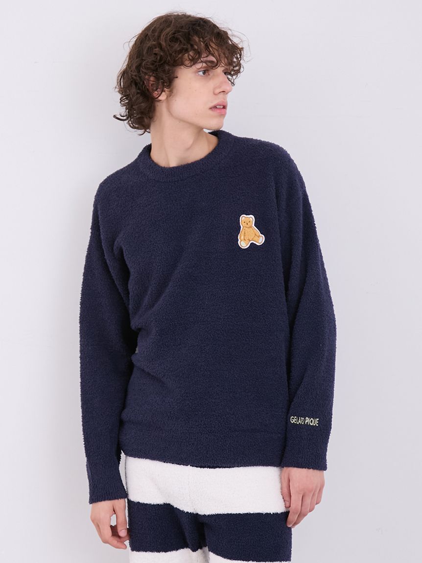 GELATO PIQUE HOMME「【ONLINE限定】【HOMME】ベビモコベアプルオーバー＆ロングパンツセット」|ルームウェア|