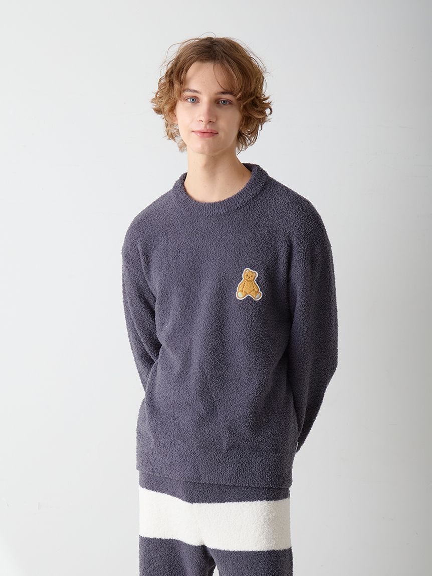 GELATO PIQUE HOMME「【ONLINE限定】【HOMME】ベビモコベアプルオーバー＆ロングパンツセット」|ルームウェア|