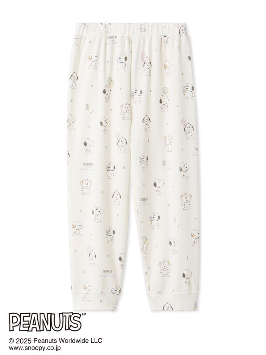 GELATO PIQUE KIDS & BABY「【PEANUTS PUPPIES】【KIDS】総柄ロングパンツ」|ルームウェア|